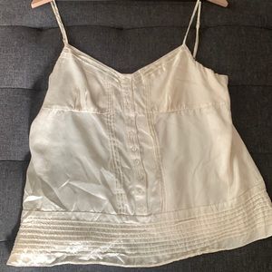 BCBGMaxAzria Cream Silk Camisole